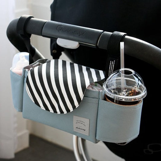 Multifunctional Baby Stroller Organizer Bag: Maternity Nappy Bag and Stroller Accessories Cup Holder - QuaTechh